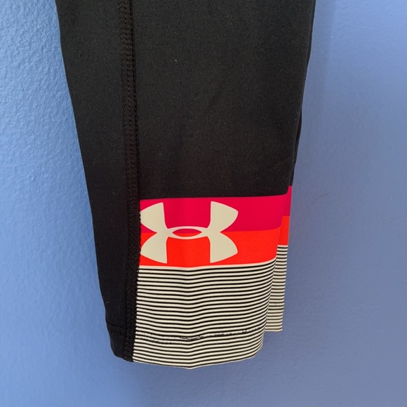 Girls Toddlers Under Armor Leggings Pants Black - Picture 5 of 7